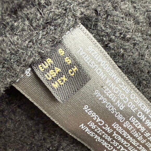 NEW Massimo Dutti Textured Cropped Jacket with Pockets Black Tweed Sz S - Picture 10 of 12